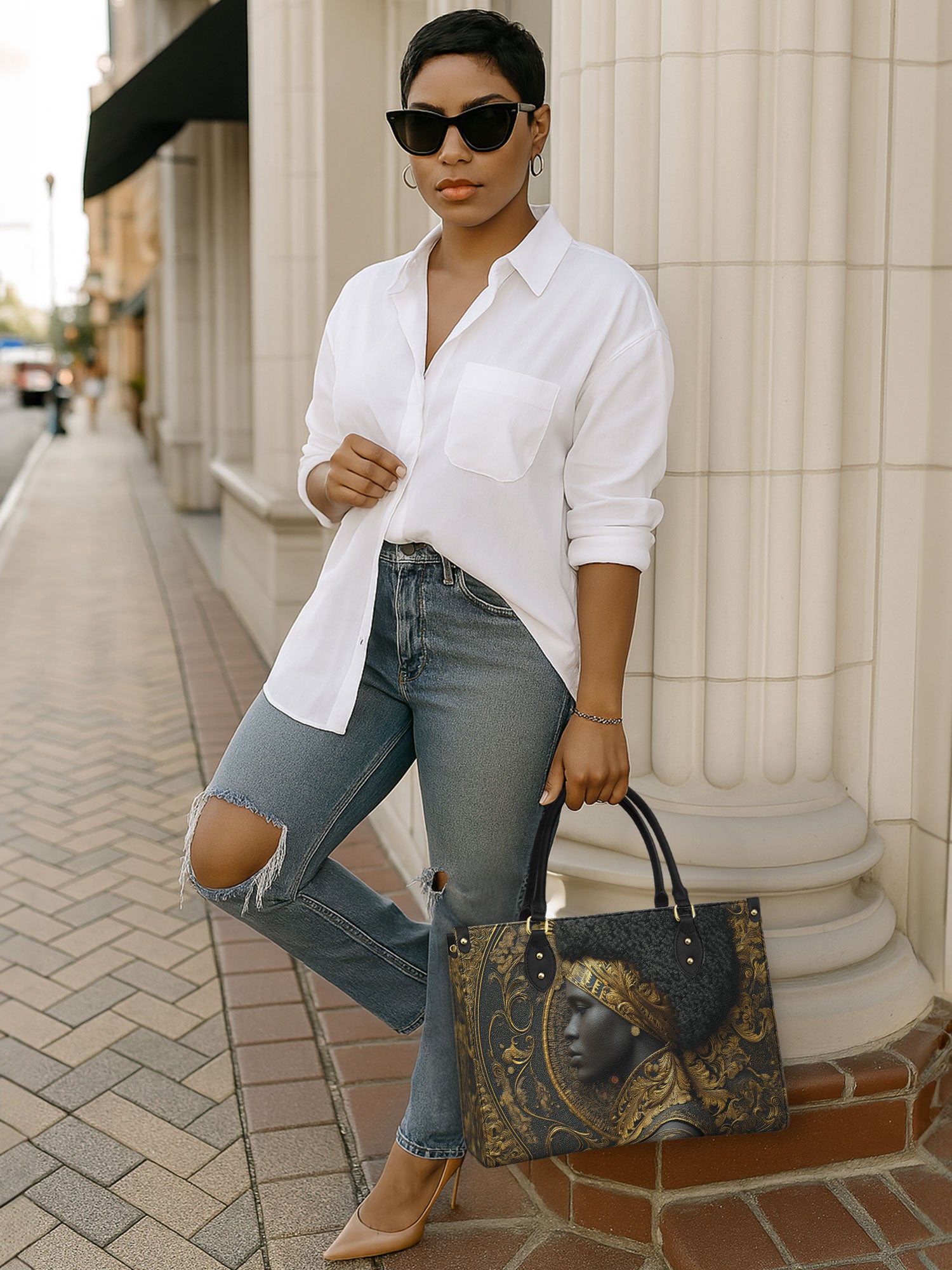 Royal Inheritance Premium Leather Handbag QR0XD513