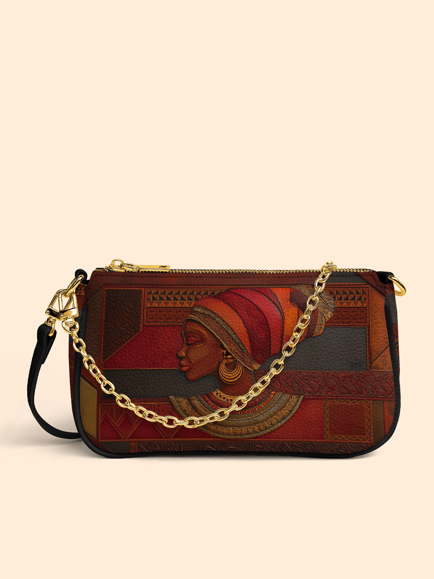Regal Ember Classic Zip Pochette QR0XD518