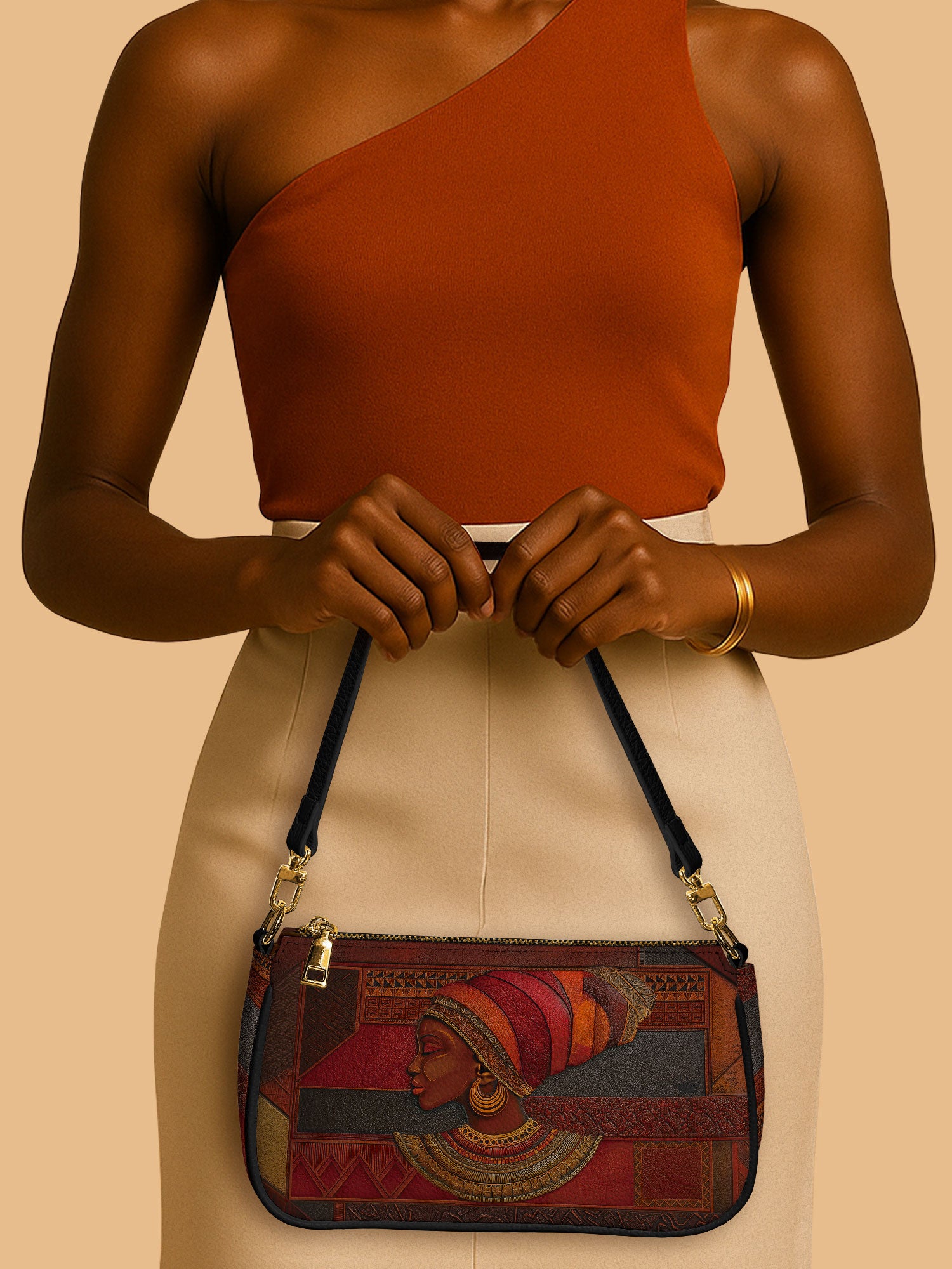 Regal Ember Classic Zip Pochette QR0XD518