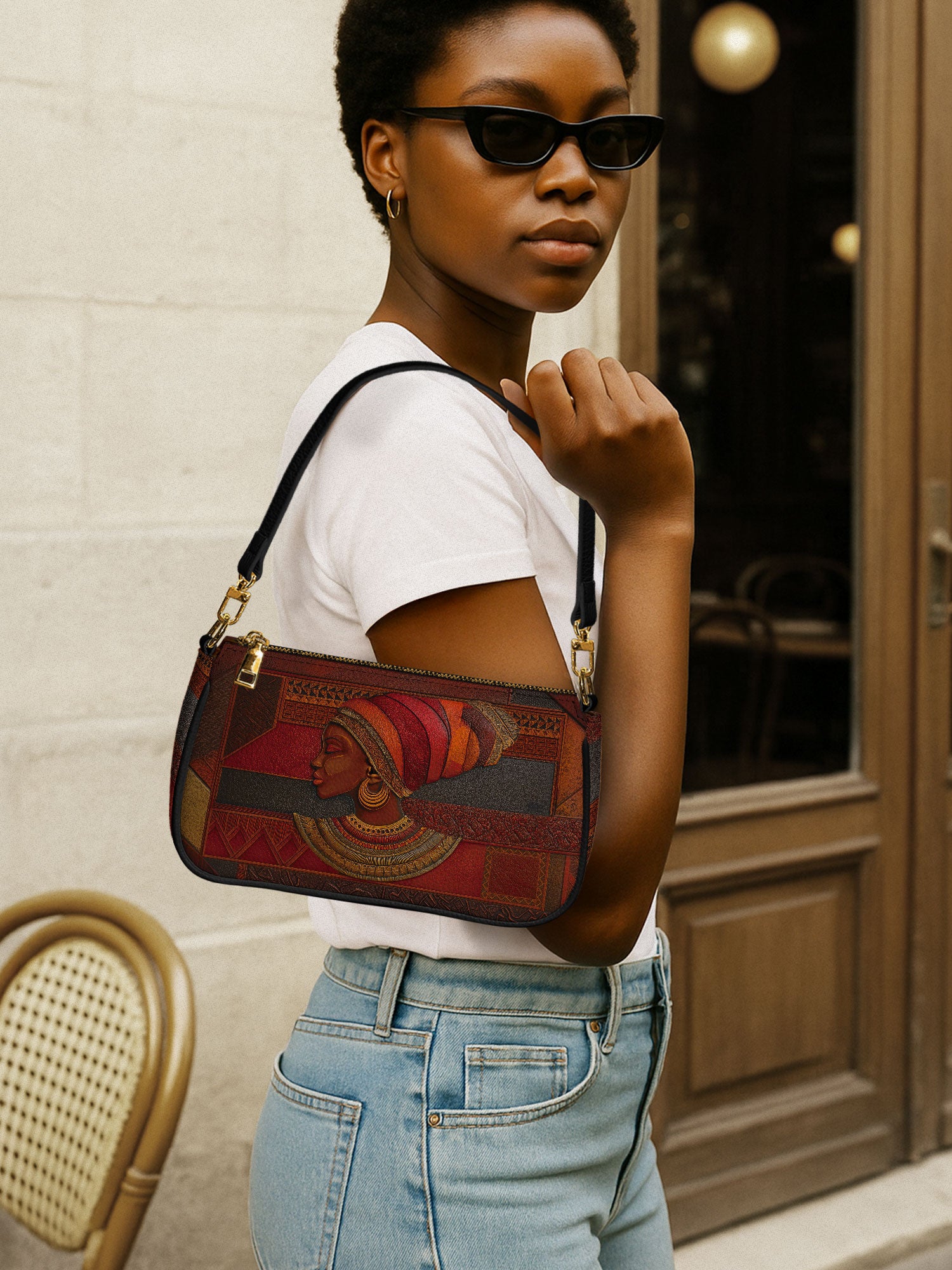 Regal Ember Classic Zip Pochette QR0XD518