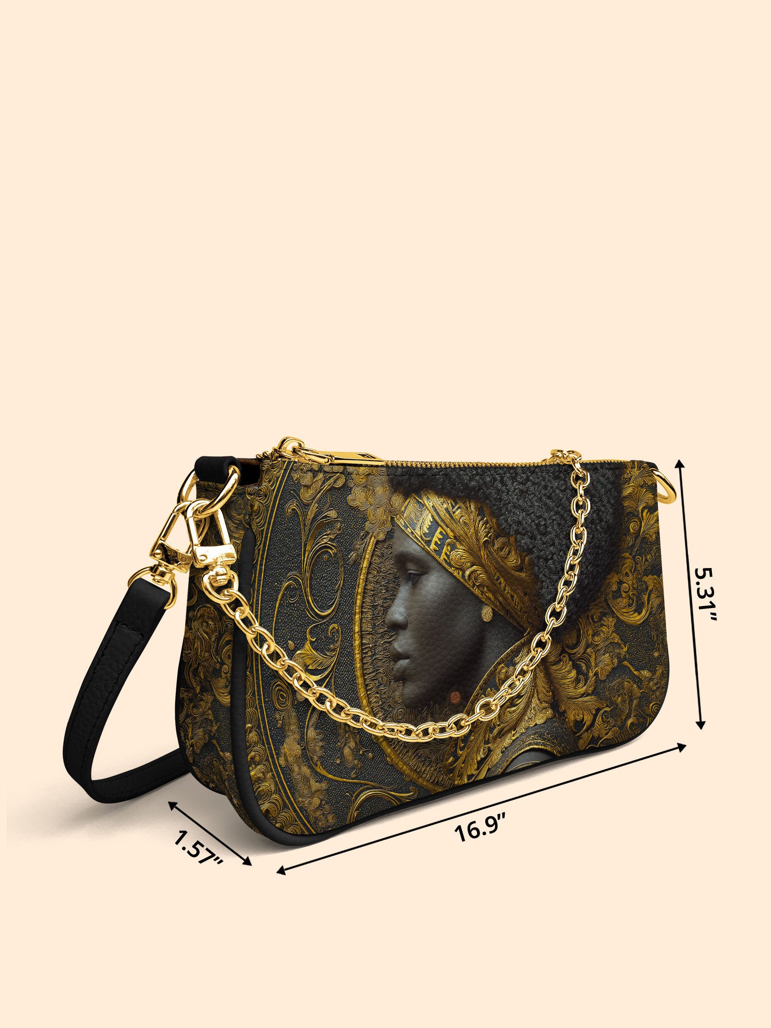 Royal Inheritance Classic Zip Pochette QR0XD520