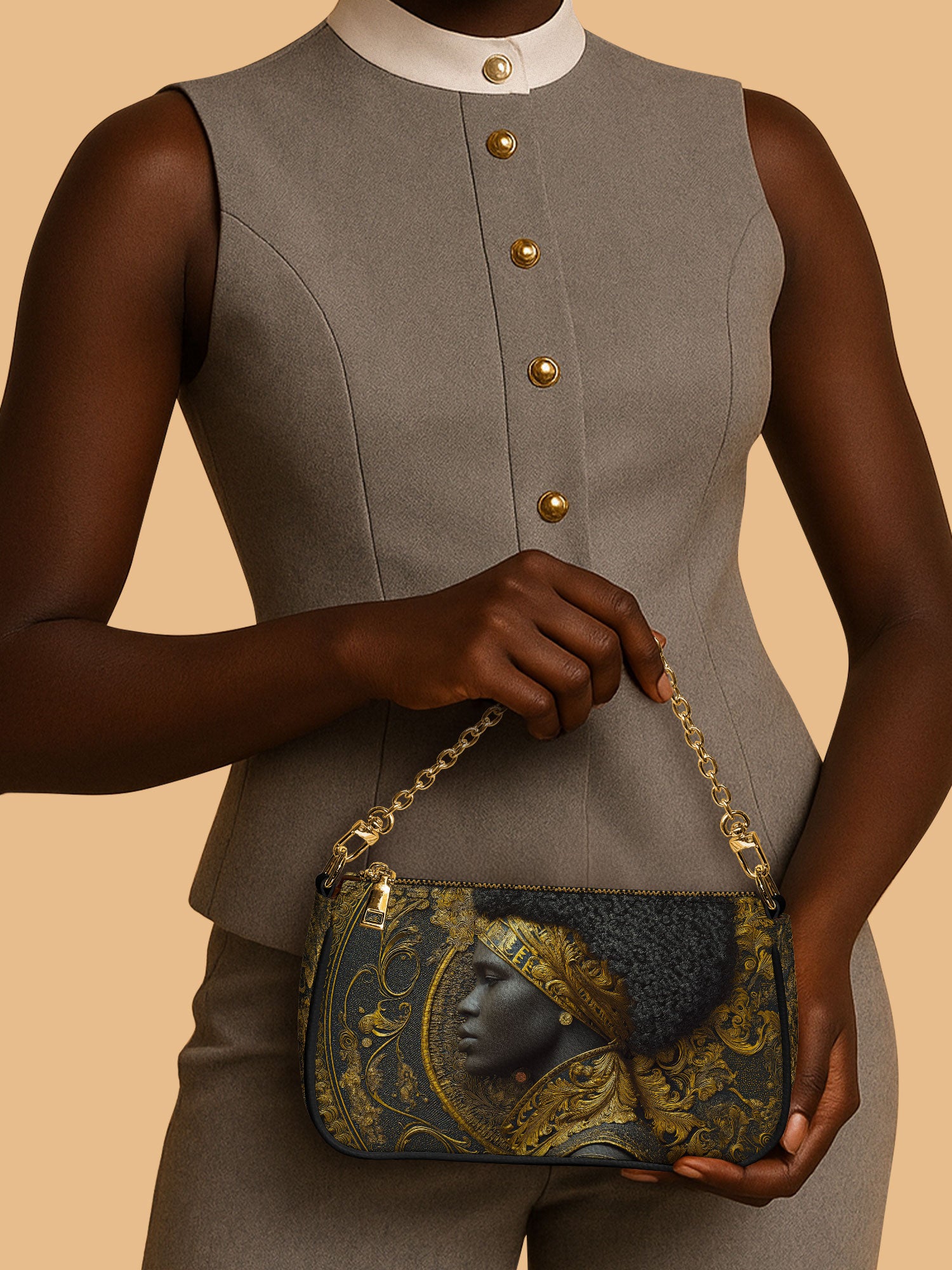 Royal Inheritance Classic Zip Pochette QR0XD520