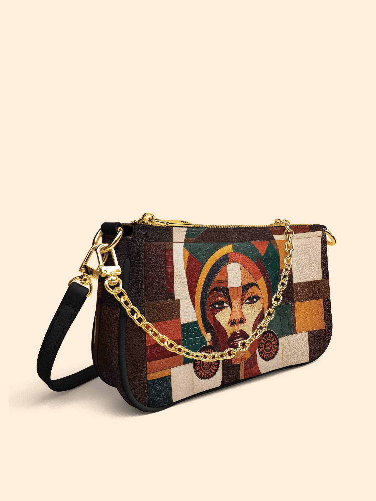 Rooted Mosaic Classic Zip Pochette QR0XD600