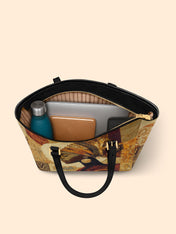 Afro Essence Sleek Leather Tote