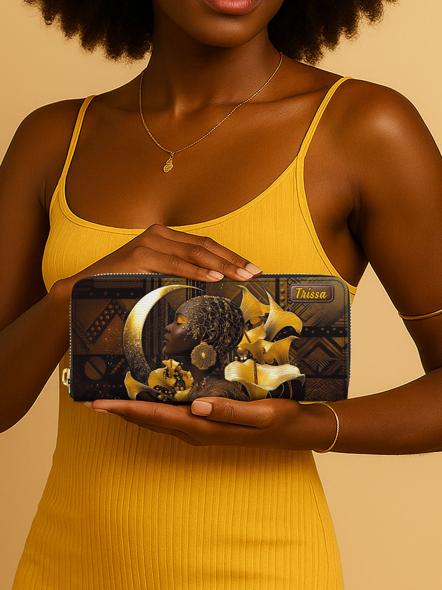 Calla Lilies Girl Slimline Zippy Wallet