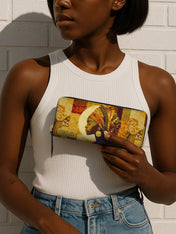 Afro Essence Slimline Zippy Wallet