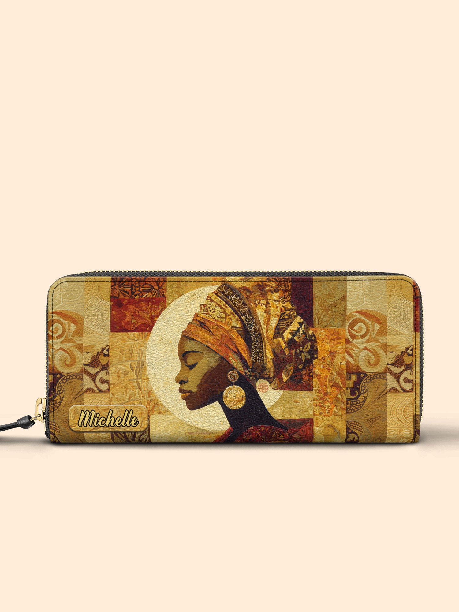 Afro Essence Slimline Zippy Wallet