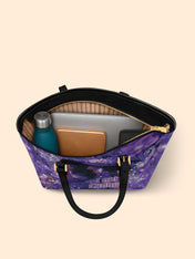 Black Magic Sleek Leather Tote