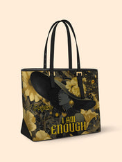 Enough In Harmony Sleek Leather Tote