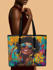Still I Rise Sleek Leather Tote