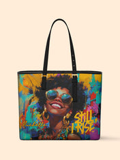Still I Rise Sleek Leather Tote