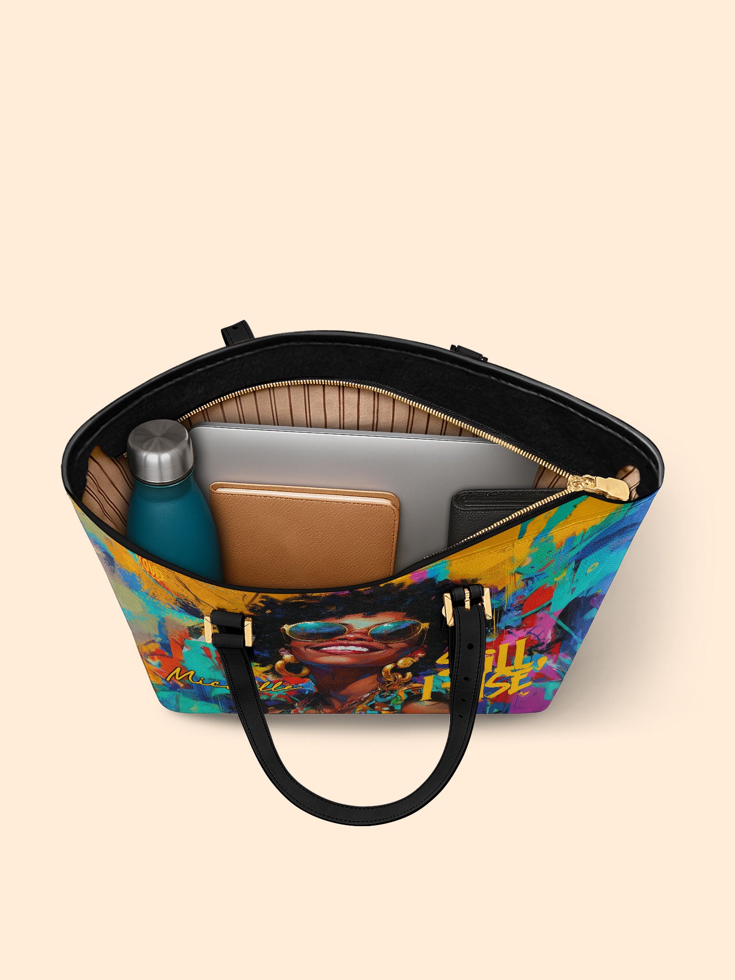 Still I Rise Sleek Leather Tote