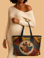 Dancing Rhythm Classic Shopper Tote