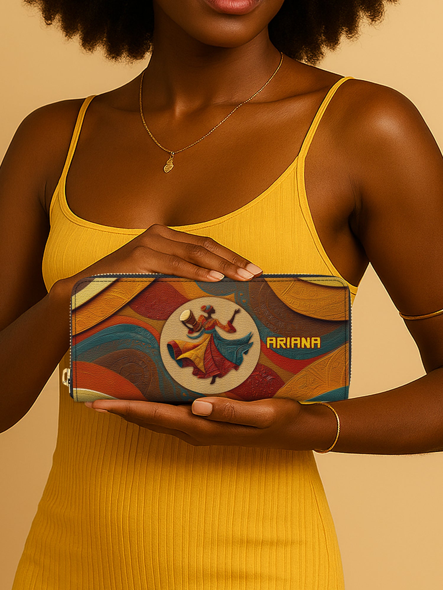 Dancing Rhythm Slimline Zippy Wallet