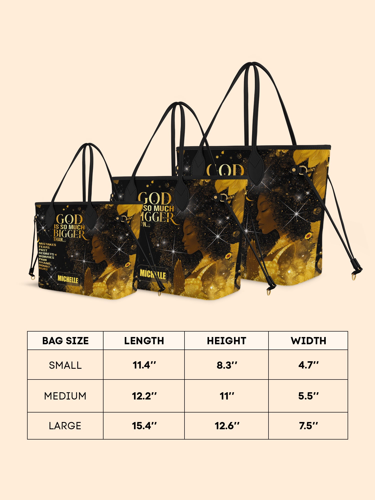 Unstoppable Faith Classic Shopper Tote