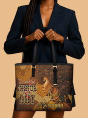 Bold Roots Sleek Leather Tote