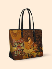 Bold Roots Sleek Leather Tote