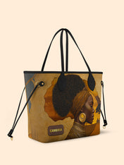 African Tribe Woman Classic Shopper Tote