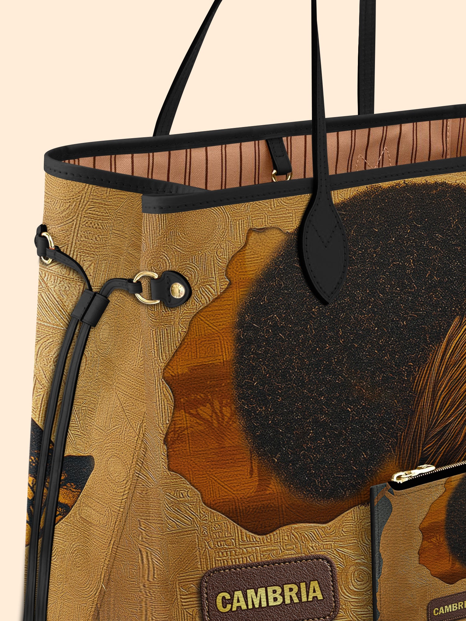 African Tribe Woman Classic Shopper Tote