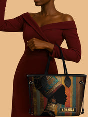 Brown Radiance Classic Shopper Tote
