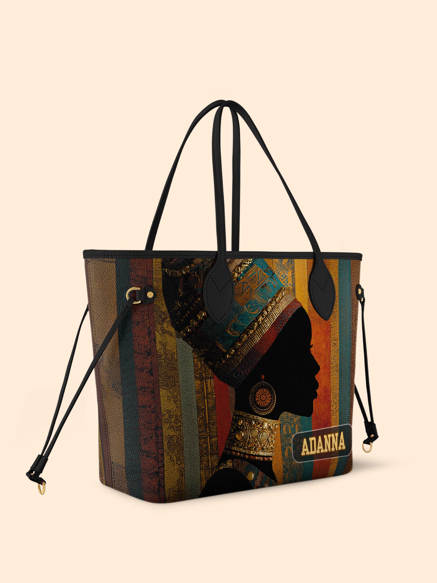 Brown Radiance Classic Shopper Tote