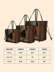 Brown Radiance Classic Shopper Tote