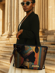 Brown Radiance Classic Shopper Tote