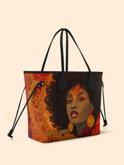 Noir Bloom Classic Shopper Tote