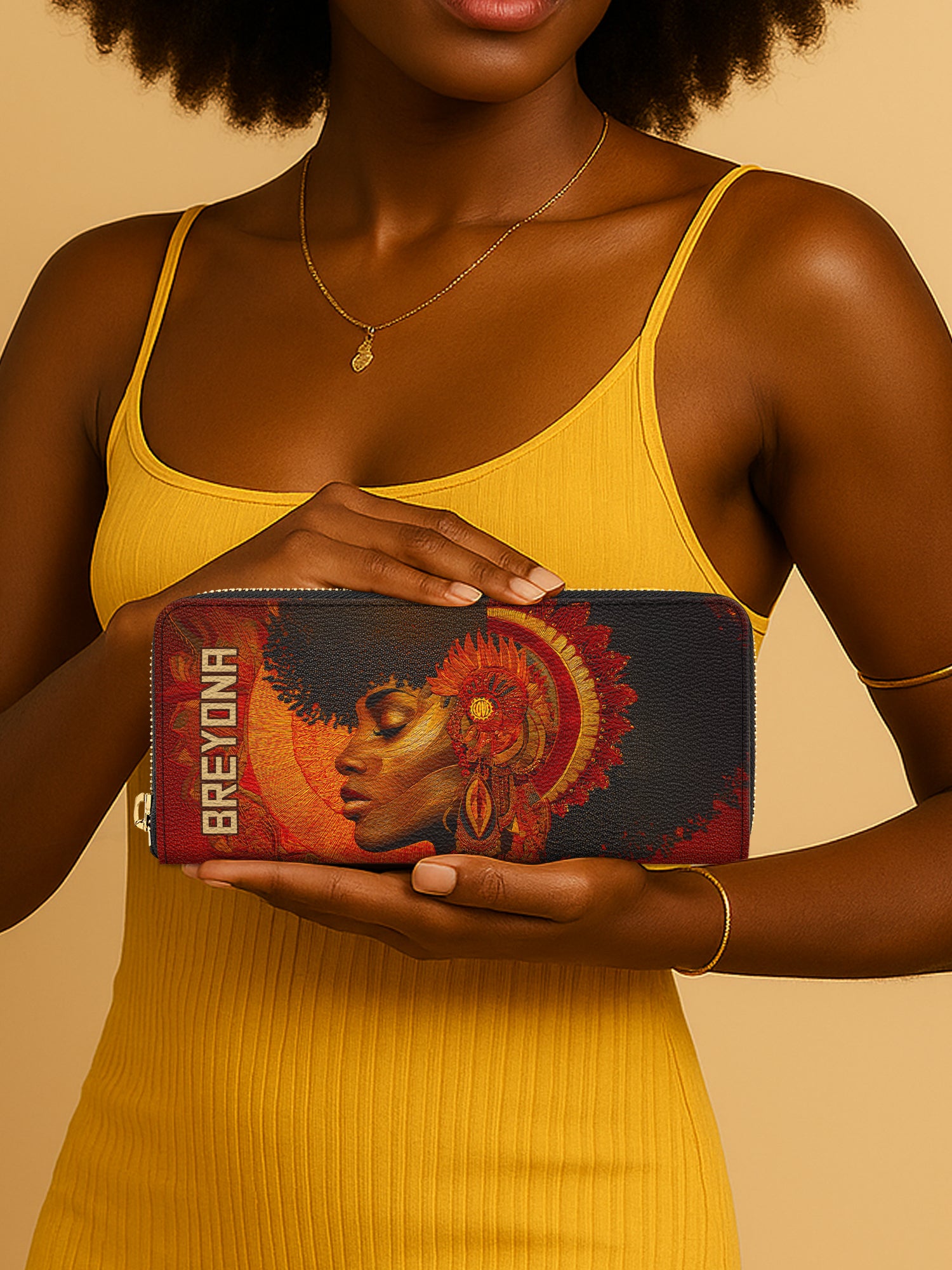 Onyx Halo Slimline Zippy Wallet