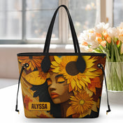 Sunflower Embrace Classic Shopper Tote