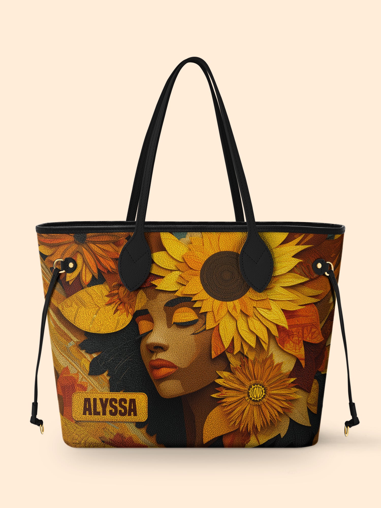 Sunflower Embrace Classic Shopper Tote
