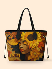 Sunflower Embrace Classic Shopper Tote