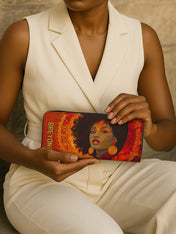 Noir Bloom Slimline Zippy Wallet