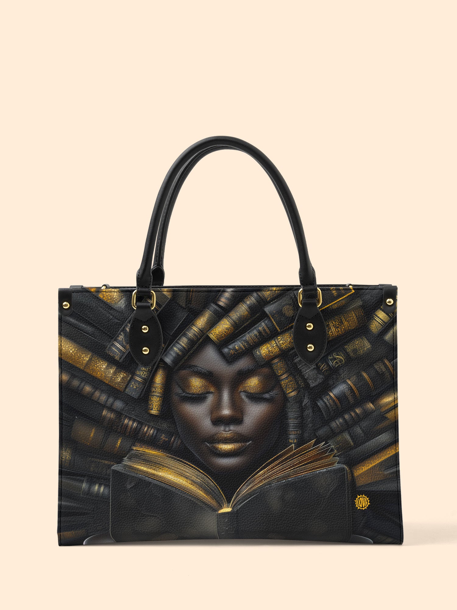 Books, Dreams, and Beyond Premium Leather Handbag QR0TD091