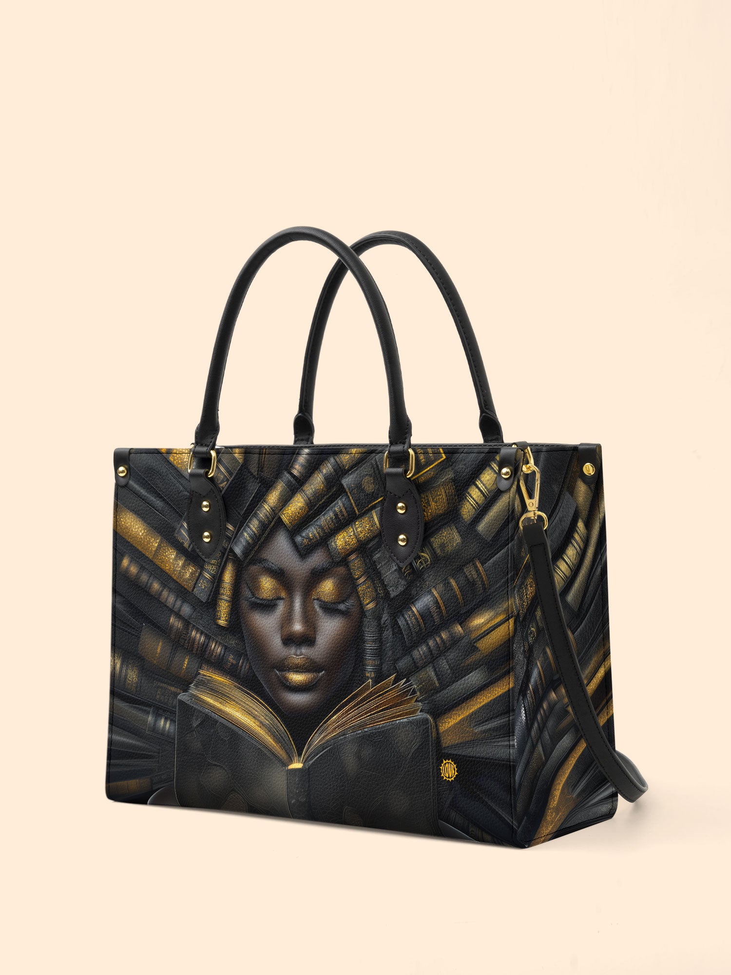 Books, Dreams, and Beyond Premium Leather Handbag QR0TD091