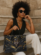 Books, Dreams, and Beyond Premium Leather Handbag QR0TD091