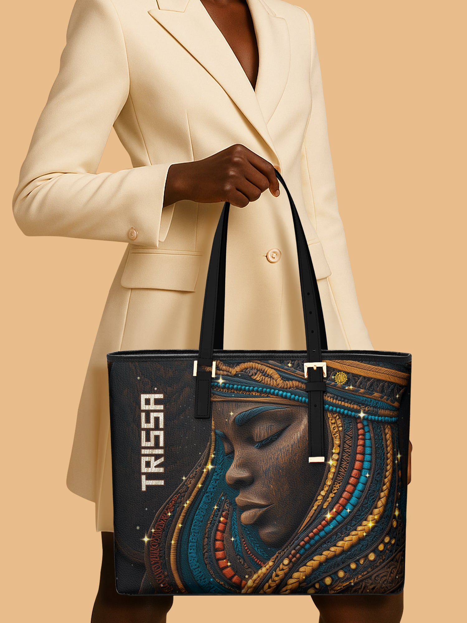 Sable Roots Sleek Leather Tote