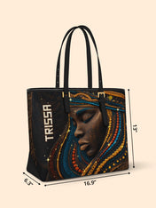 Sable Roots Sleek Leather Tote