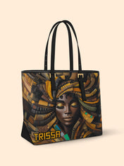 Soulful Pages Sleek Leather Tote