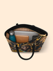 Soulful Pages Sleek Leather Tote