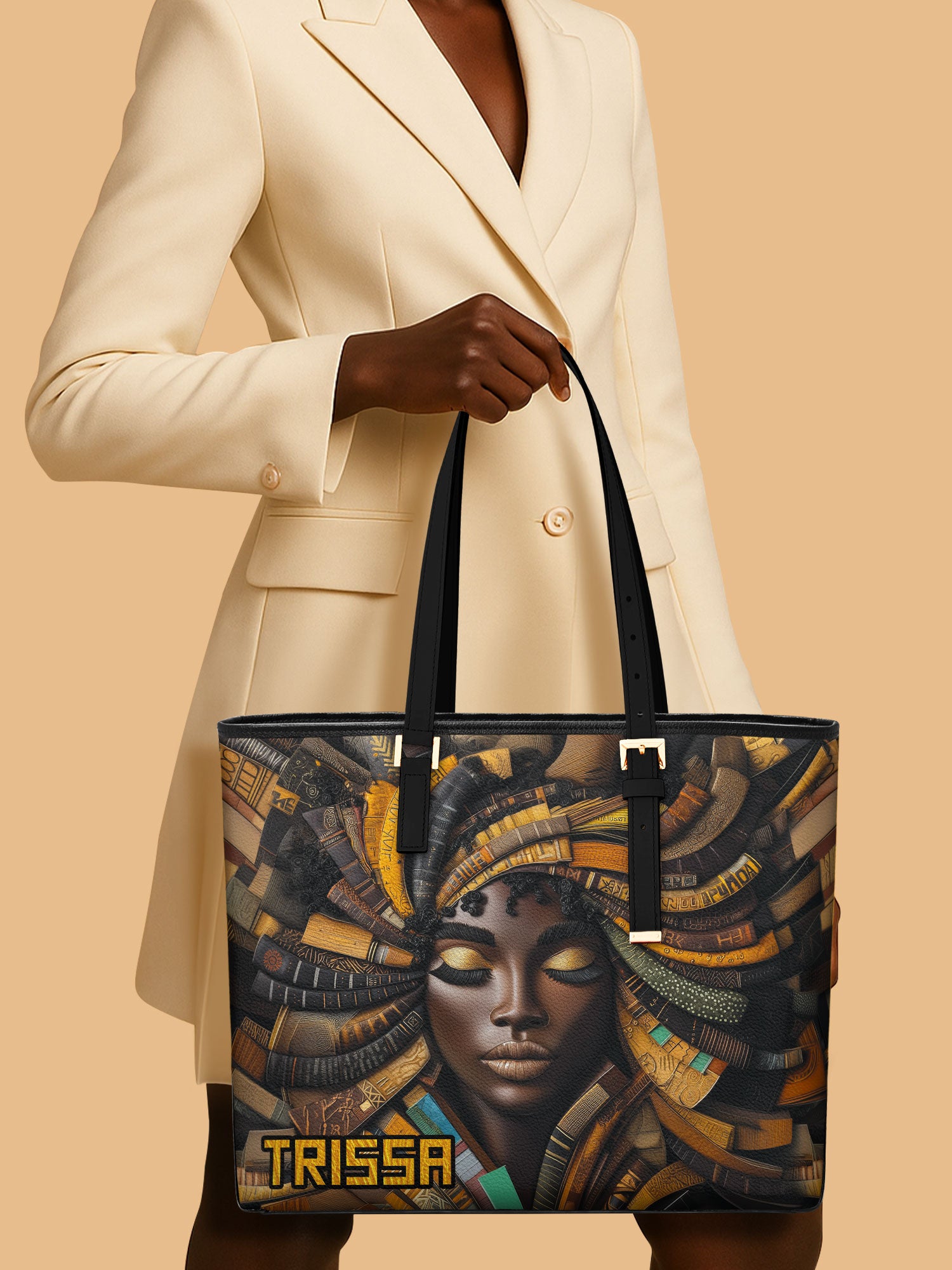 Soulful Pages Sleek Leather Tote