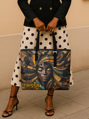 Soulful Pages Sleek Leather Tote