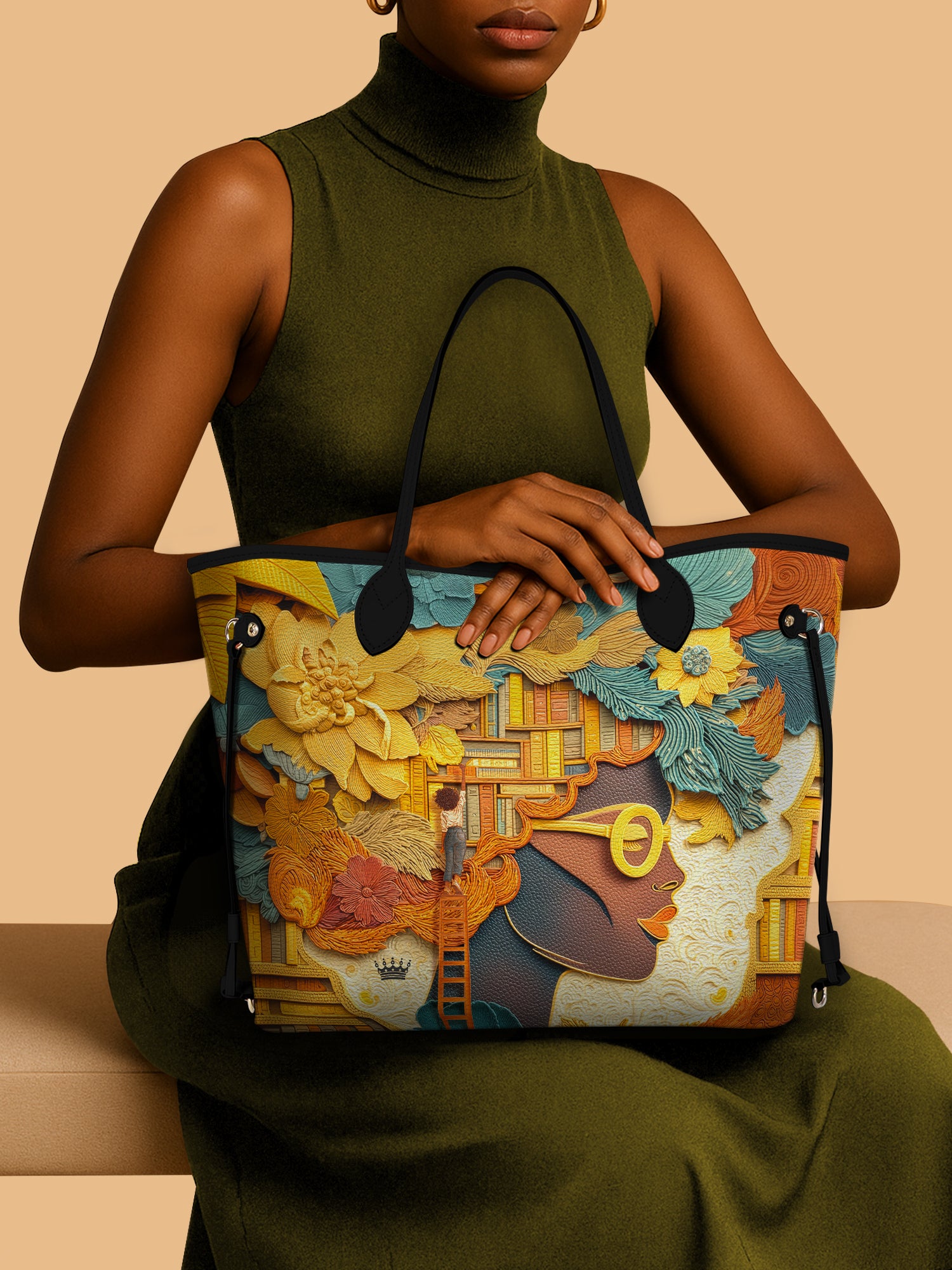 Bound by Knowledge Classic Shopper Tote QR0TD007