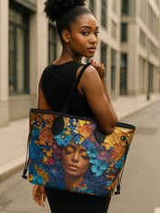 Floral Reverie Classic Shopper Tote QR0TD004