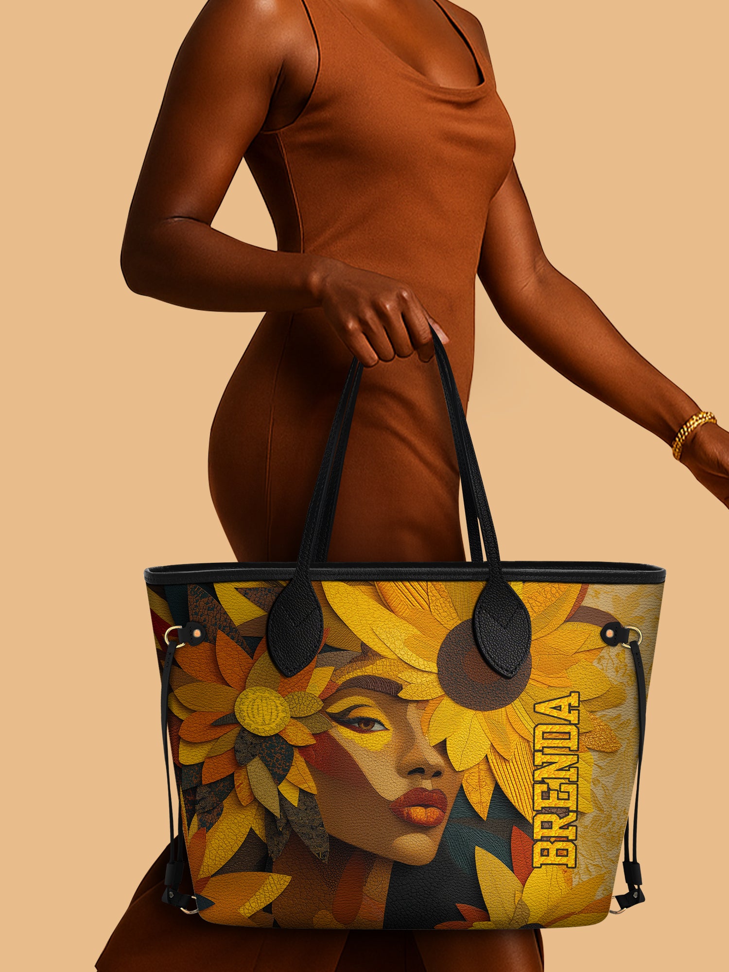 Golden Glare Classic Shopper Tote