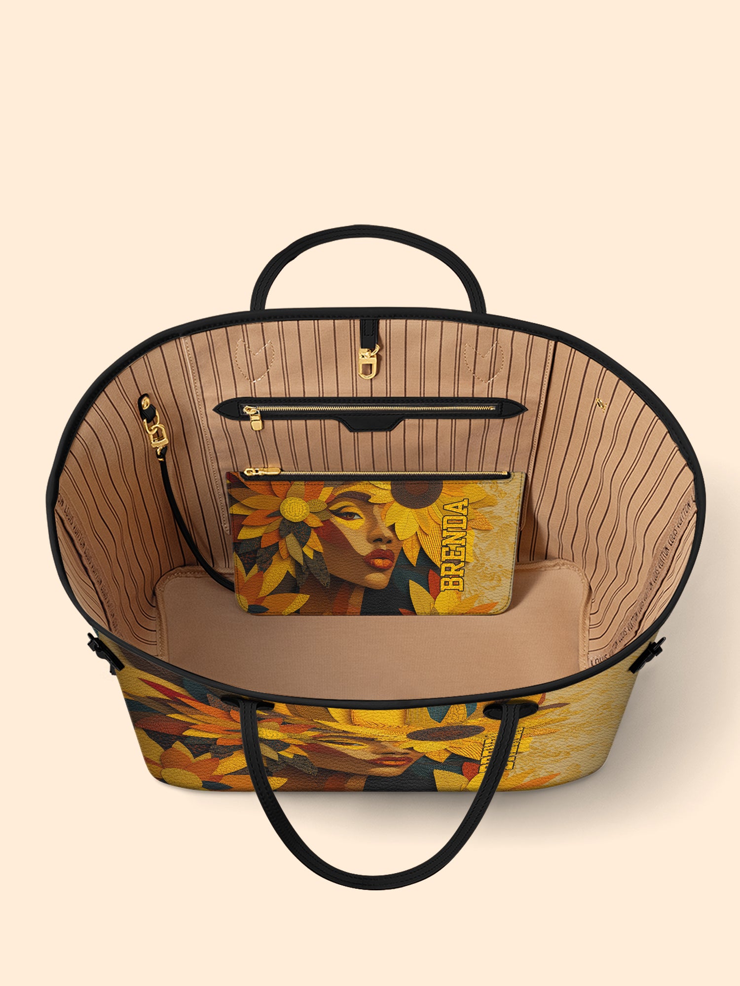 Golden Glare Classic Shopper Tote