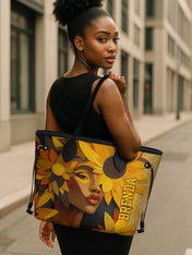 Golden Glare Classic Shopper Tote