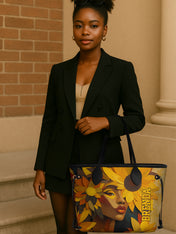 Golden Glare Classic Shopper Tote