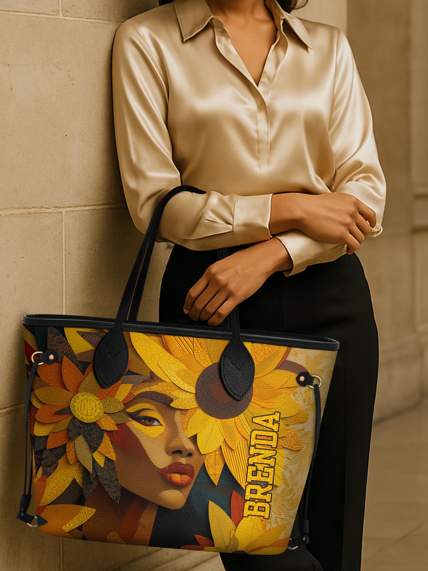 Golden Glare Classic Shopper Tote