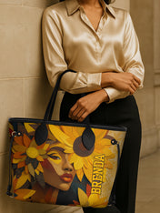 Golden Glare Classic Shopper Tote